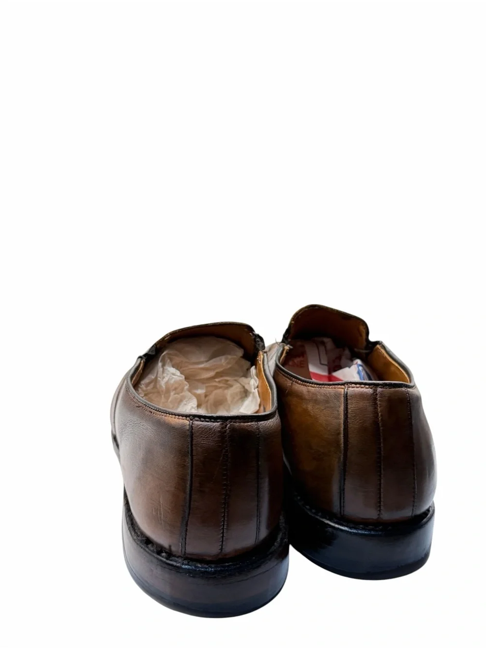 Allen Edmonds Milford Slip-On Dress Shoes Brown Leather Men’s 10D USA